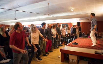 Curtis Benhayon at work selling True Movement